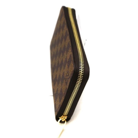 Louis Vuitton Ebene Zippy Wallet Brown Damier Canvas - Picture 4 of 6
